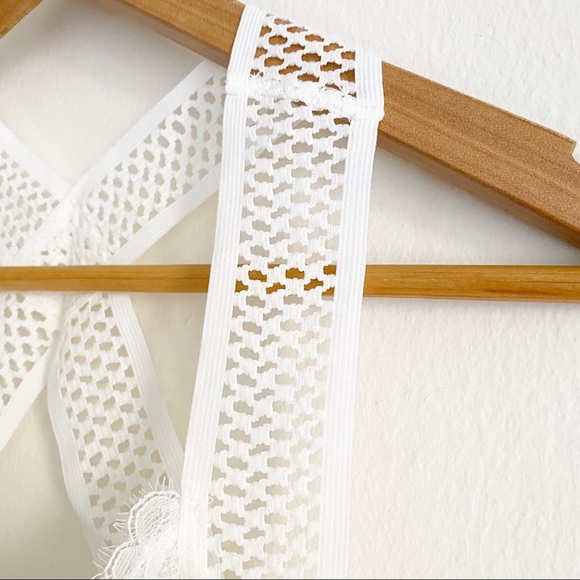 Free People Sitting Pretty Brami Ivory M NWT - Picture 8 of 12